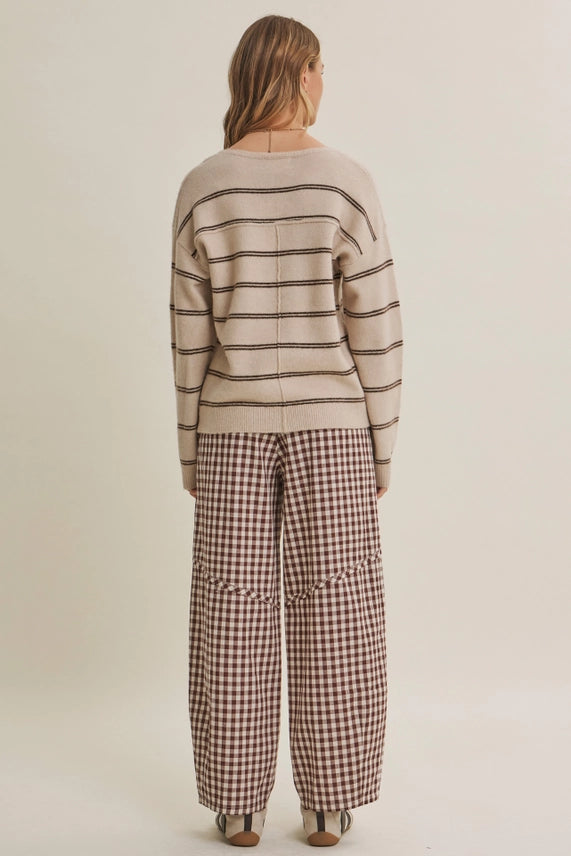 Audrey Striped Sweater