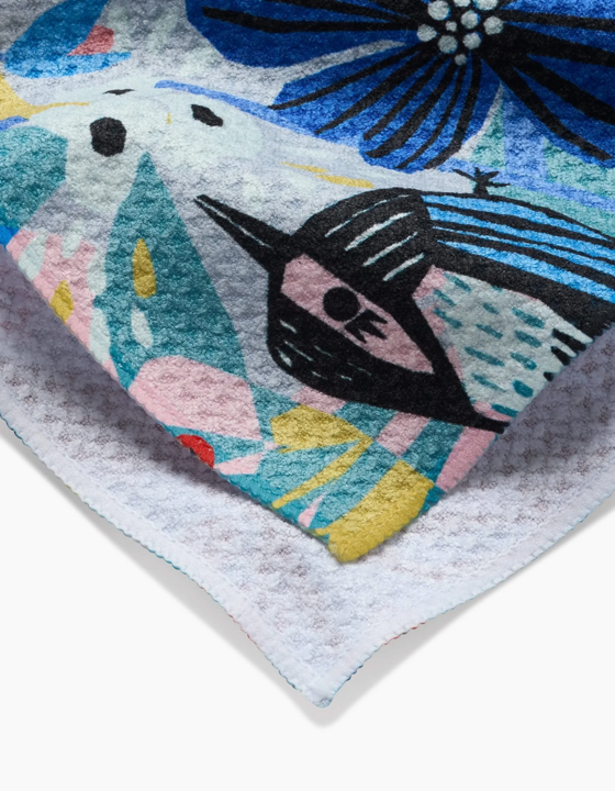 Birds and Berries Tea Towel