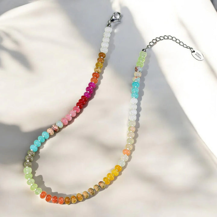 Rainbow Stone Necklace