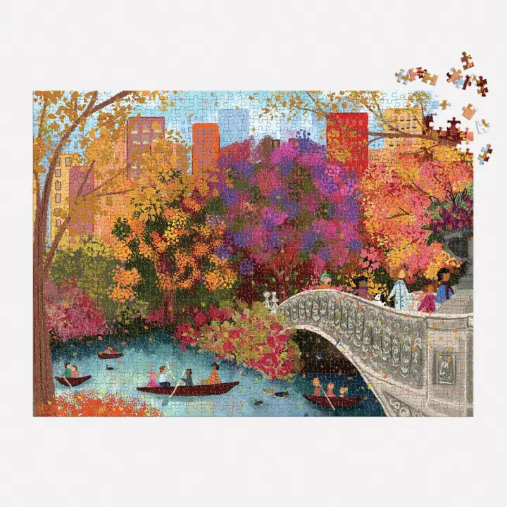 Autumn On Bow Bridge Puzzle