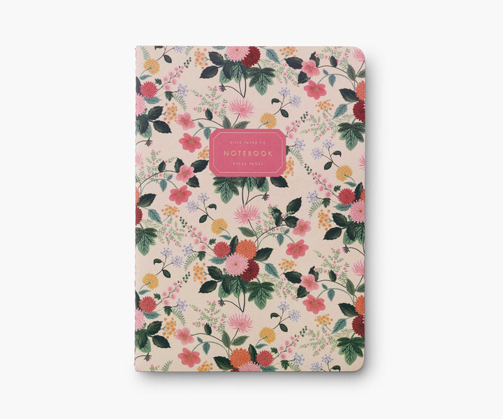 Set of 3 Dahlia Notebooks