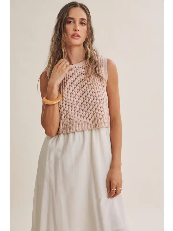 Karolina Chunky Sweater Midi Dress
