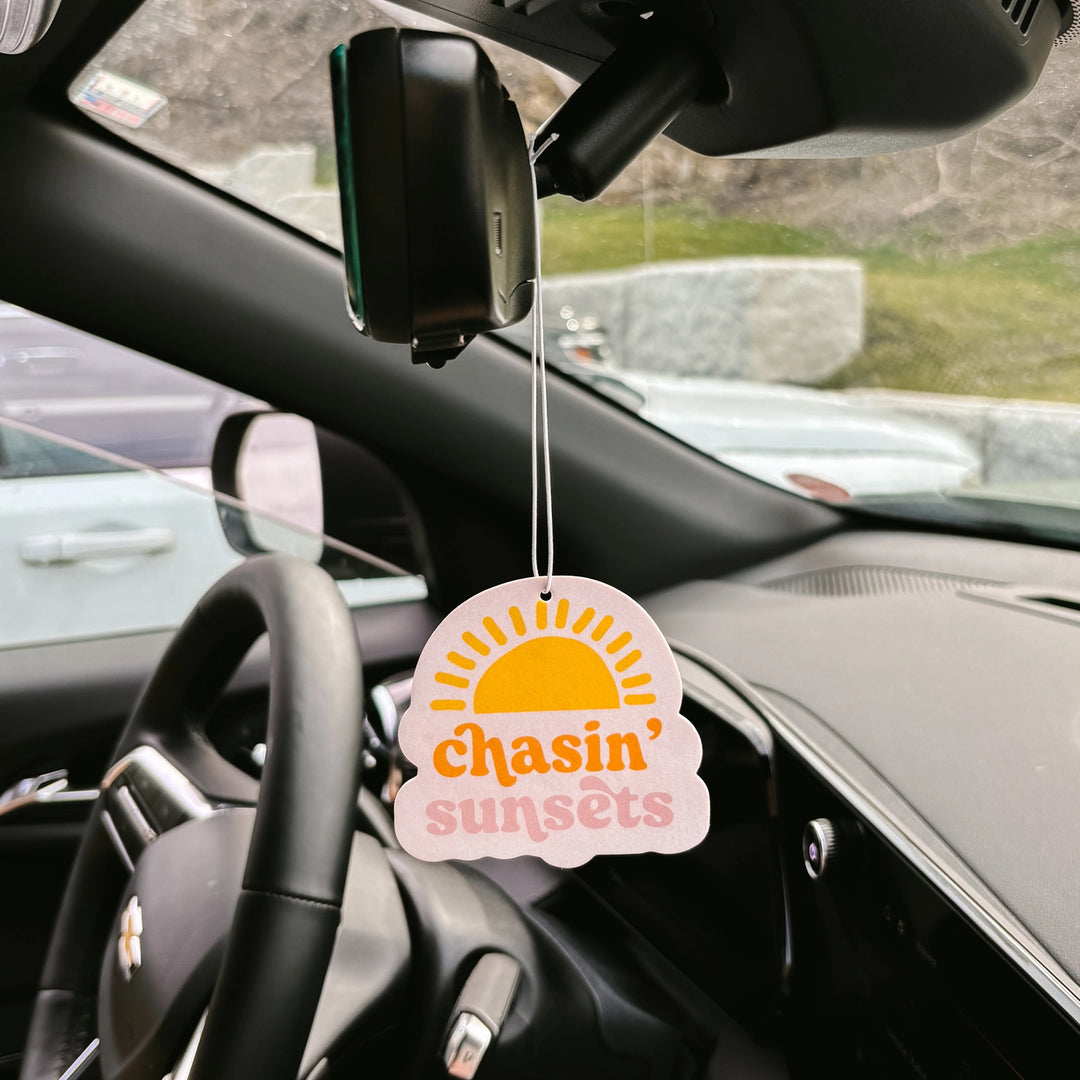 Chasin' Sunsets Car Air Freshener