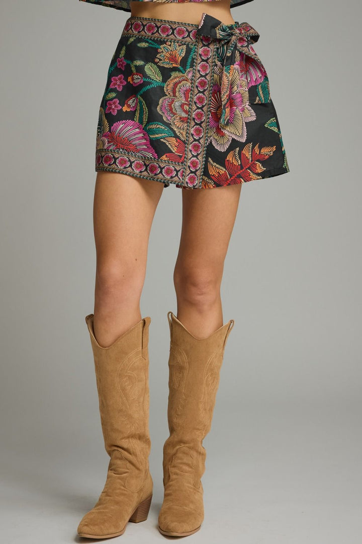Jess Floral Skort
