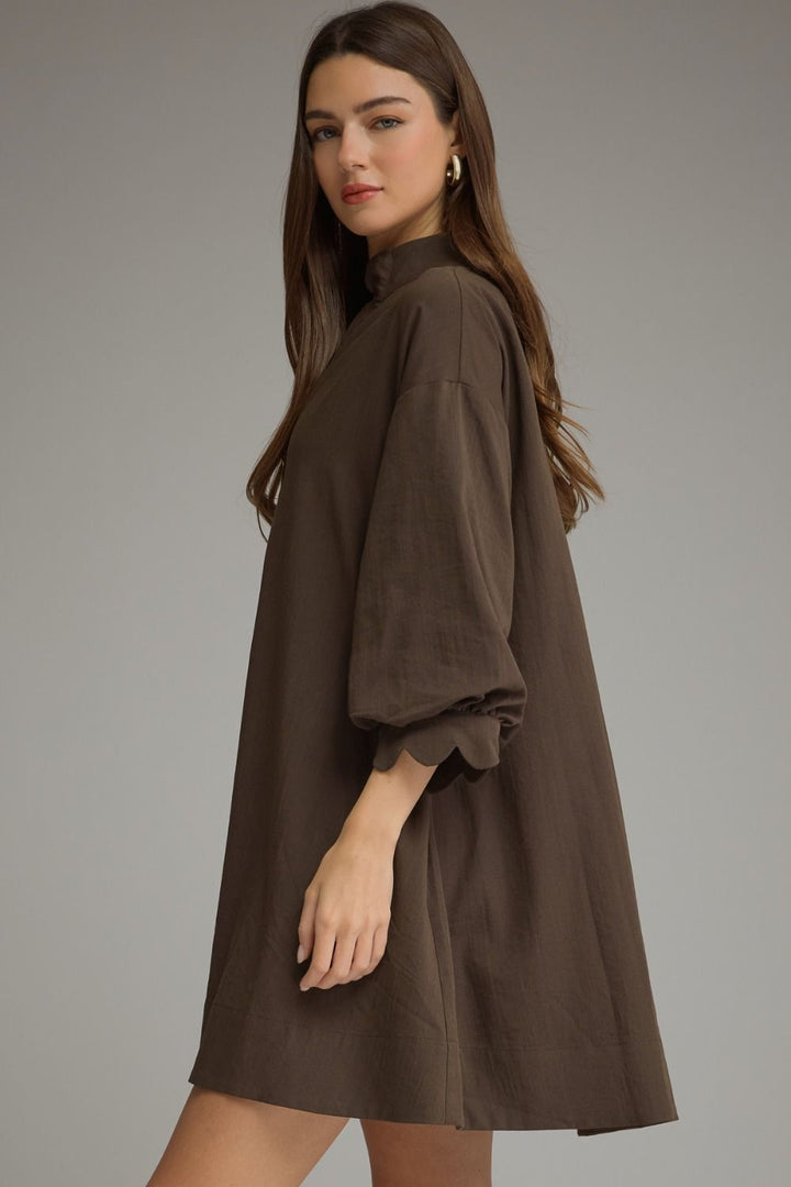 Vada Scalloped Dress