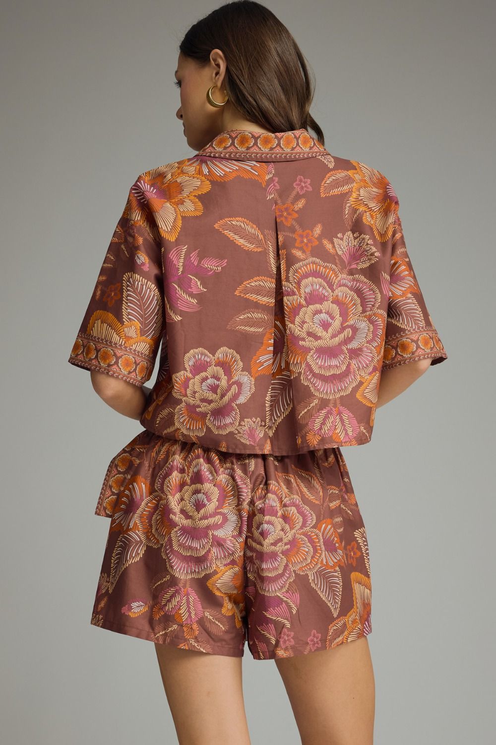Becca Floral V-Neck Blouse