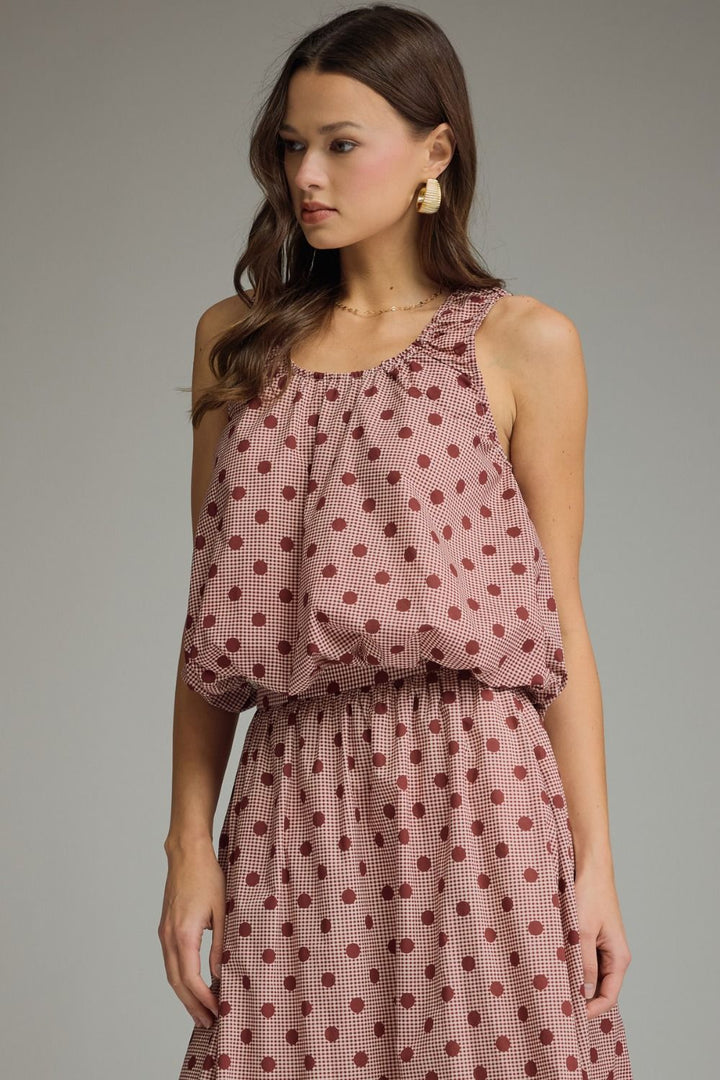 Lottie Polka Dot Bubble Top