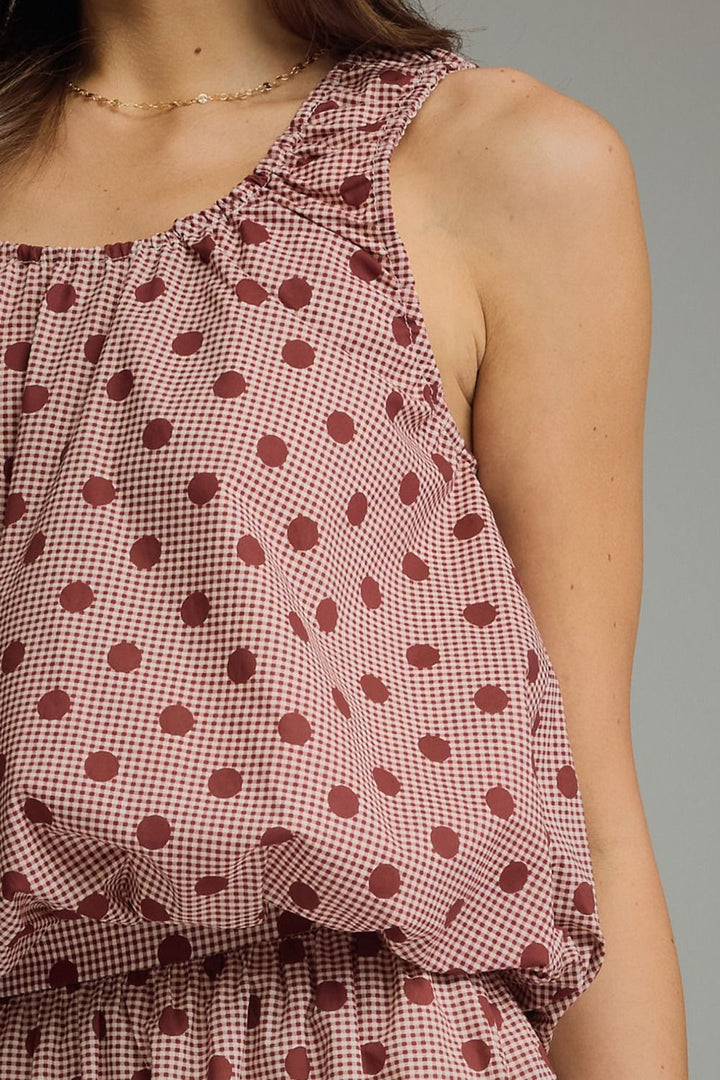 Lottie Polka Dot Bubble Top