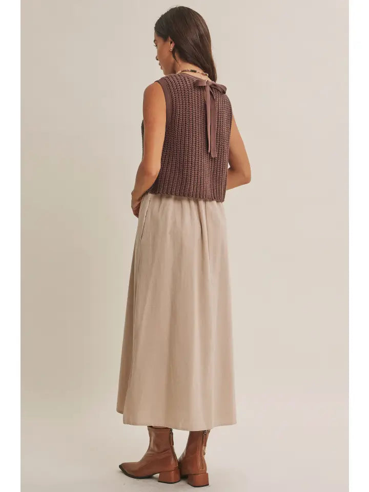 Kennedy Chunky Sweater Midi Dress
