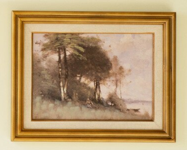 Country-side Framed Art (Farmer)