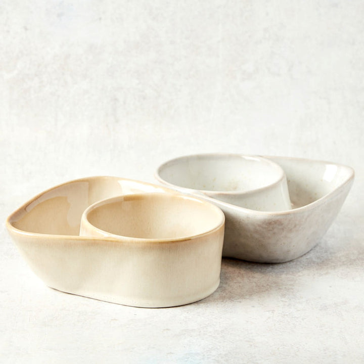 Stoneware Cracker and Soup Bowls