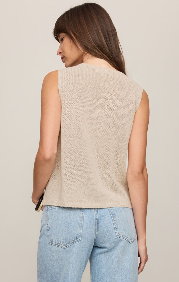 Syd Sweater Vest - Cream