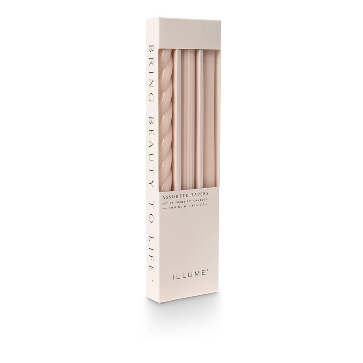 Blush Pink Taper Candles