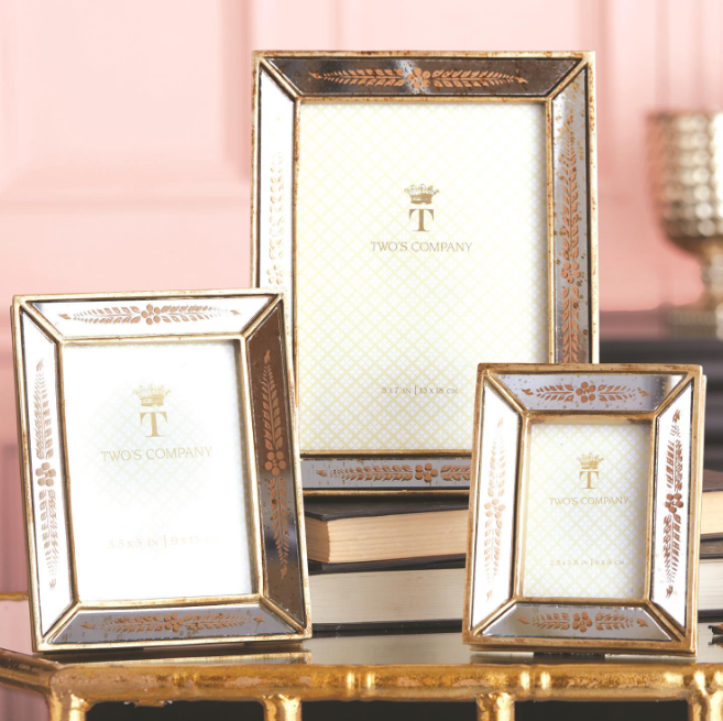 Antique Gold Leaf Photo Frames