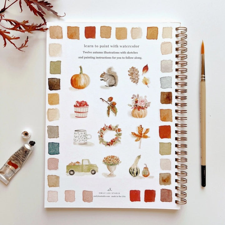 Autumn Watercolor Workbook